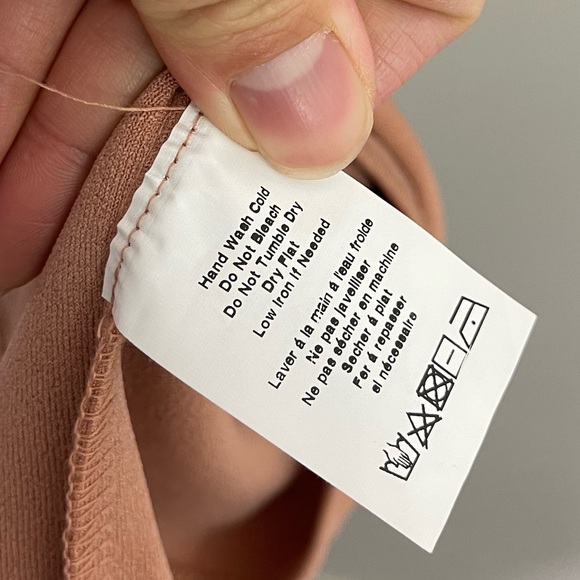 Astr The Label NWT Peach Square neck Bodycon Midi Long Sleeve Dress Sz M - Picture 7 of 11